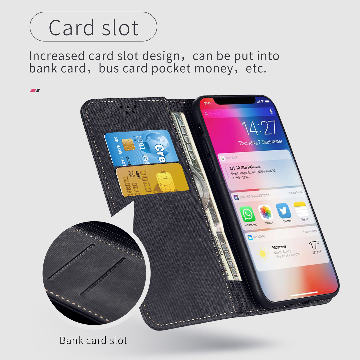 Thinmon, Dành Cho Xiaomi Redmi 10 Bao Da Hoài Cổ Ốp Bảo Vệ Da Nắp Gập Nam Châm Phong Cách, Có Khe Cắm Thẻ Đứng