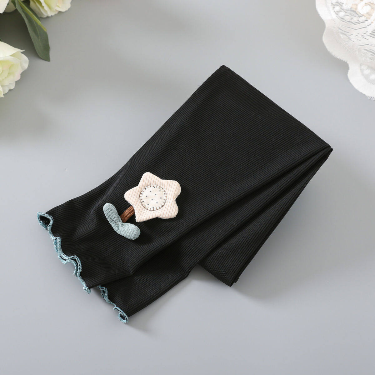 YA ZHOU LONG Leggings for girls, thin children's pants, versatile slim pants for babies