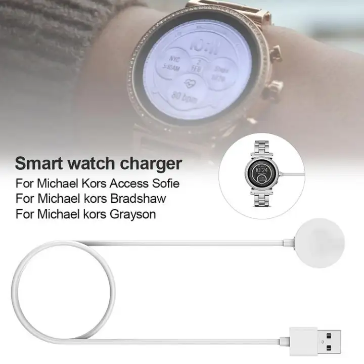 michael kors smartwatch not charging