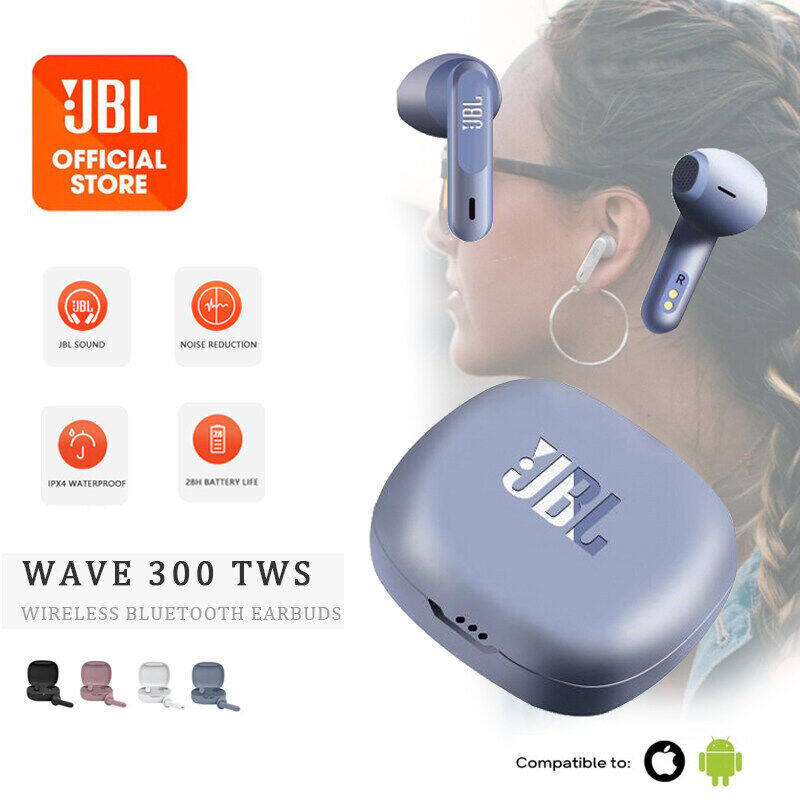 For JBL Wave 300 TWS True Wireless In-Ear Bluetooth Headphones in Charging  Case Wireless Earbuds