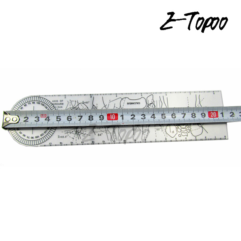 8Inch Goniometer Angle Ruler Rule Joint Orthopedics Tool Instruments Plastic Protractor