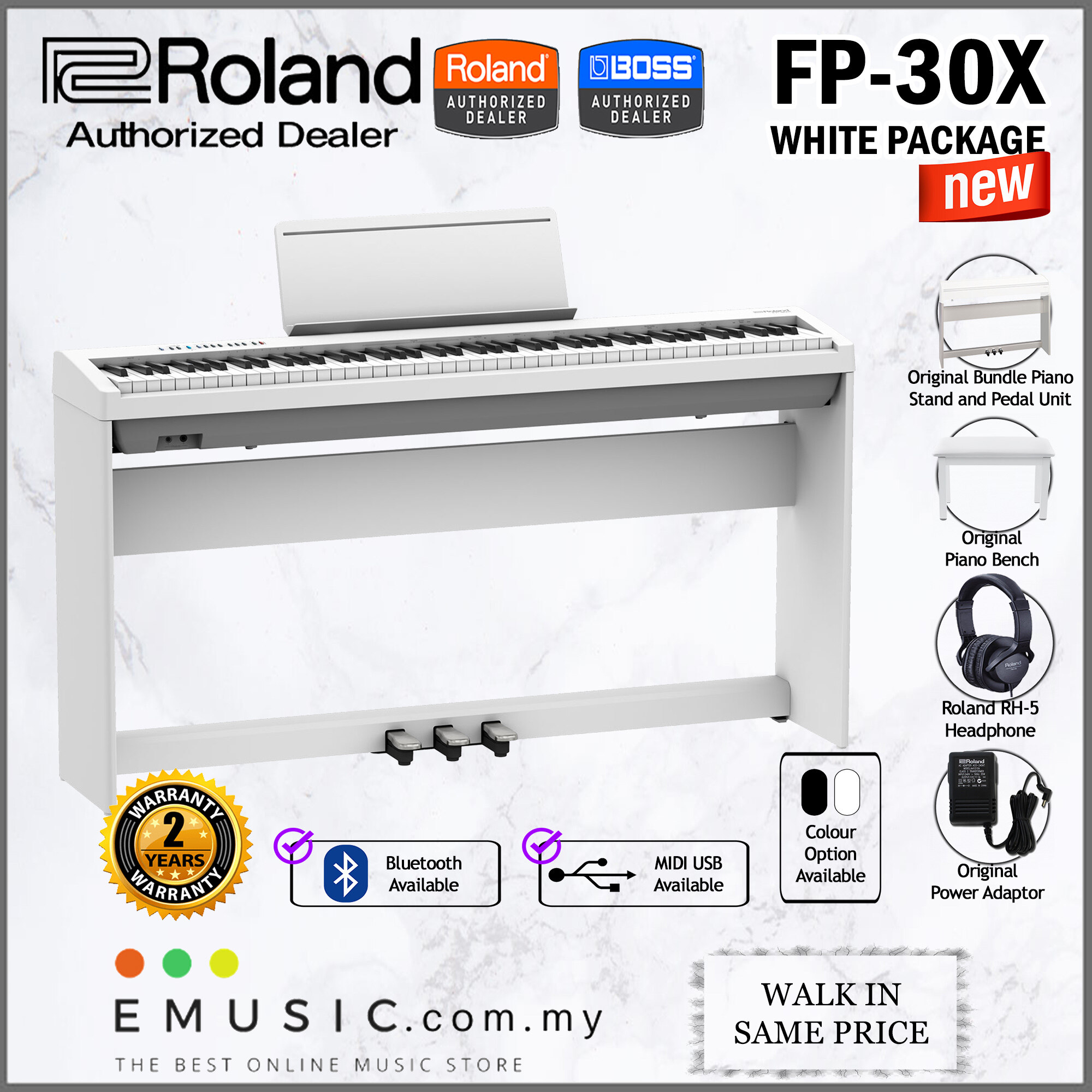 Latest Roland Fp 30x Key Digital Piano Home Package Fp30x Fp 30x Lazada