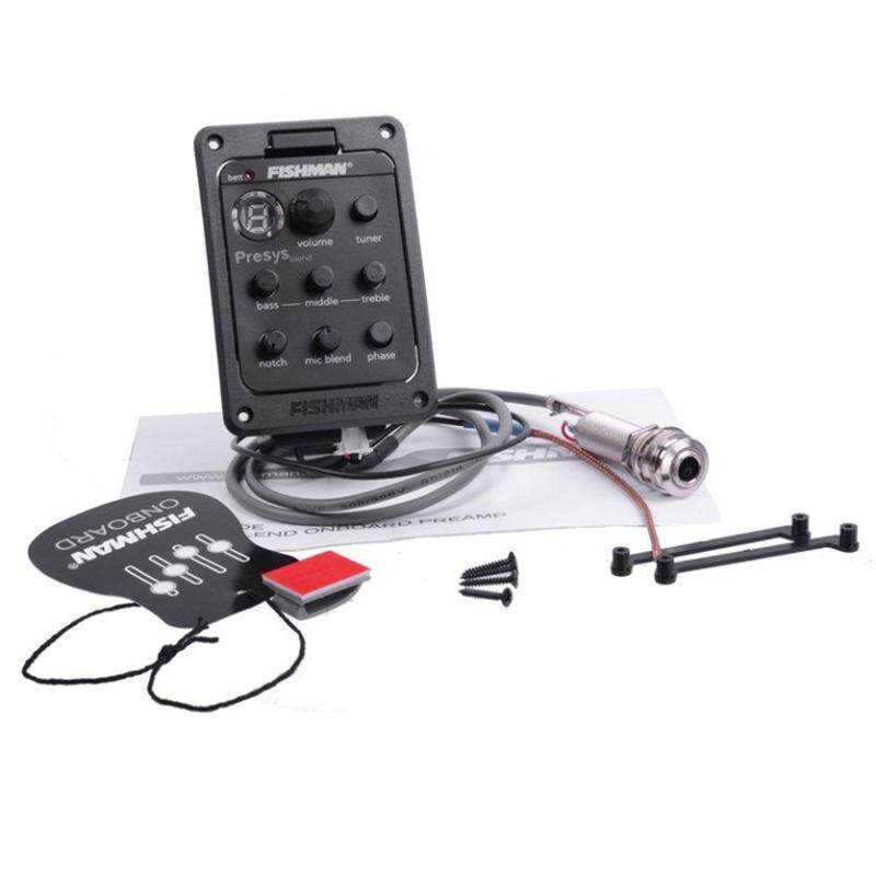 Fishman 4-Band EQ Equalizer Acoustic Guitar Pickup Guitar Tuner Black Color Black Malaysia