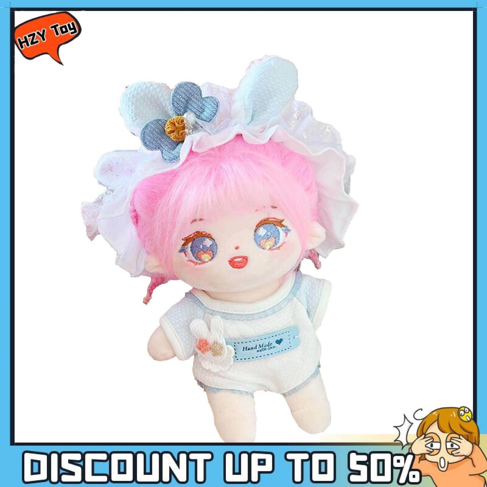 20cm Lovely Cotton Doll Flexible Portable Changeable Doll Outfit for Fun Fashionable Doll Clothes