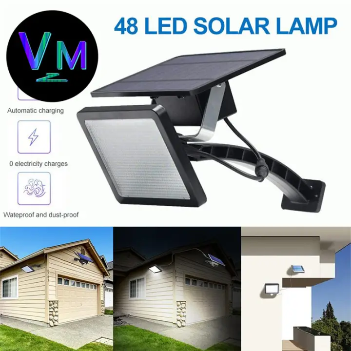Solar Wall Lights 48 Led Outdoor Lighting Security Lamps With Adjustable Angle Dusk To Dawn For Deck Fence Patio Garden Path Stair Yard Lazada Deck Fence Patio Garden Path Stair Yard, Solar Outdoor Patio Deck Lights 48 Led