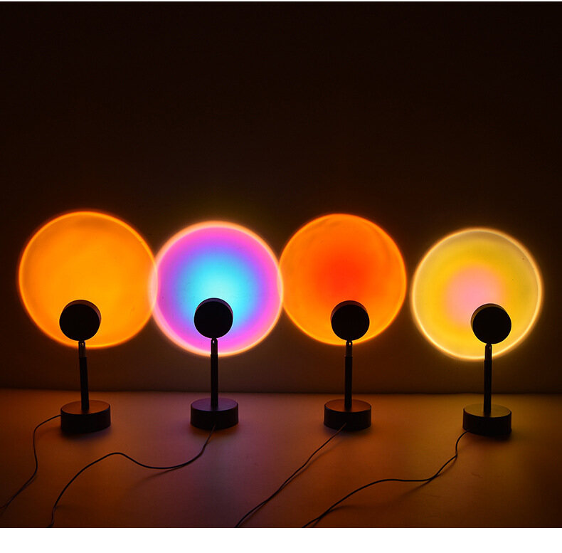 YONUO Đèn LED  5w màu ánh sáng bầu khí quyển, cầu vồng, hoàng hôn làm nền chụp ảnh sống ảo-INTL