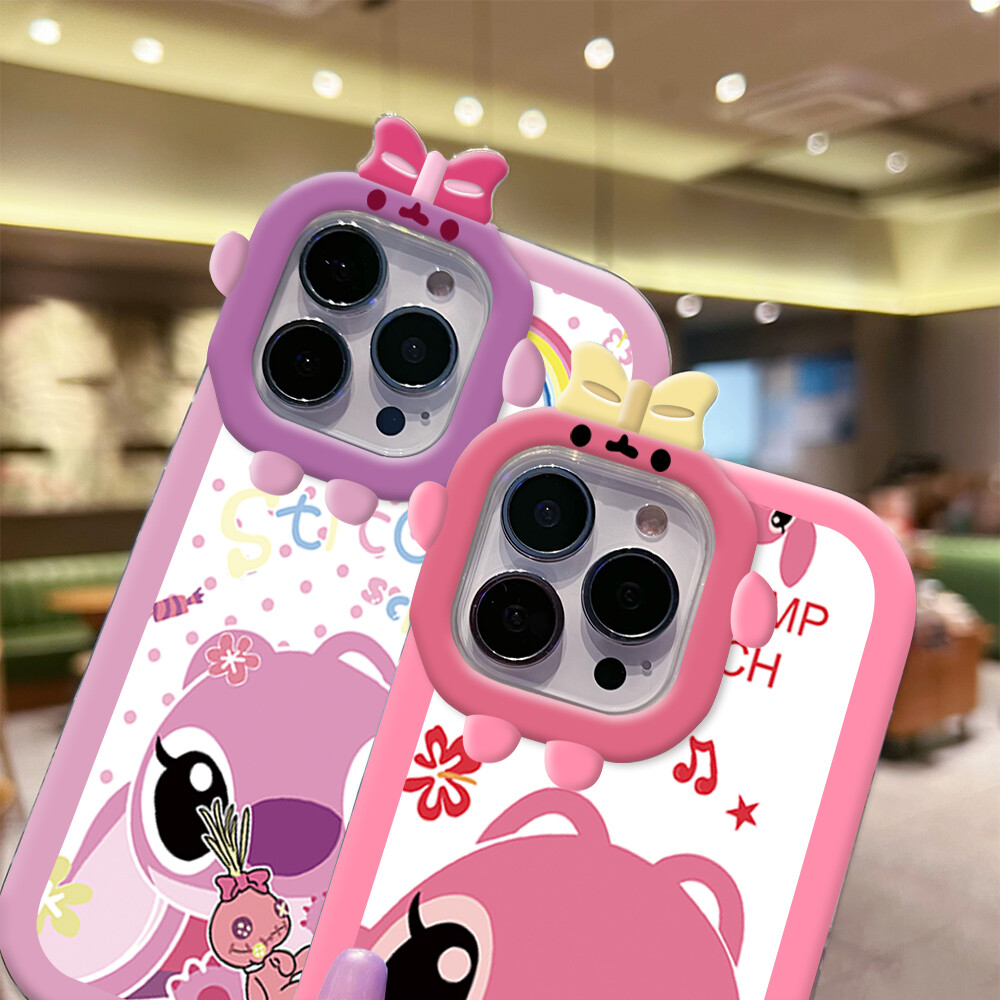 Hontinga Casing Case For Xiaomi Redmi Note 10 5G Note 10 Pro Note 11 5G Pro+ 5G Case Cute Stitch Soft Silicone Full Cover Shockproof Rubber Cases Back Cover Phone Casing Softcase For Girls