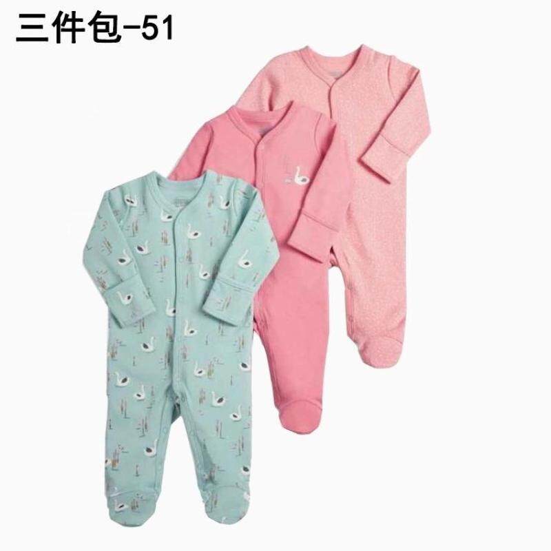 Nơi bán Bé Romper Áo Liền Quần Đùi Bé Trai Tặng 3 Miếng 0-1 Tuổi Cotton Chân Cho Bé-Bò