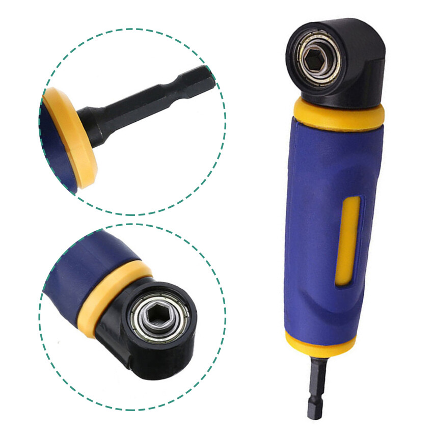 Lock Easy Release Angle Adapter Screwdriver Accessory Bits Universal Electric Drill Corner 90 Degree Tool Chuck Extension