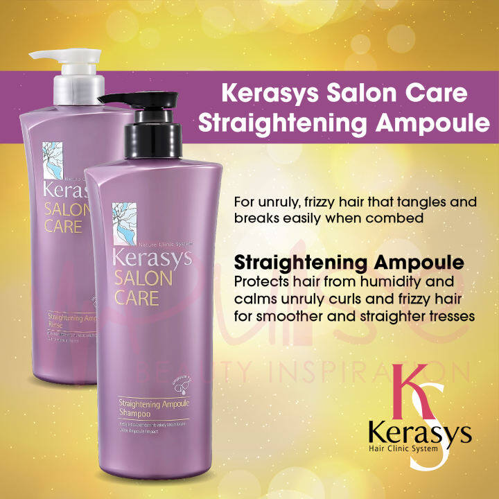 kerasys salon care straightening ampoule shampoo