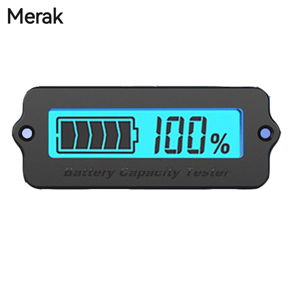 12V LY6W Lead Acid Battery Capacity Indicator LCD Digit Display Meter Lithium Battery Power Detector Tester Voltmeter