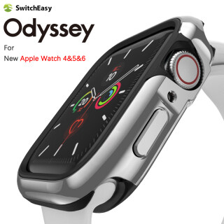 SwitchEasy Odyssey Nhôm Hàng Không Cấp Cho Apple Watch Dòng 6 5 4 Vỏ TPU Cho I Watch 44Mm 40Mm Kim Loại + Ốp Lưng Vỏ Đồng Hồ 2 Trong 1 thumbnail