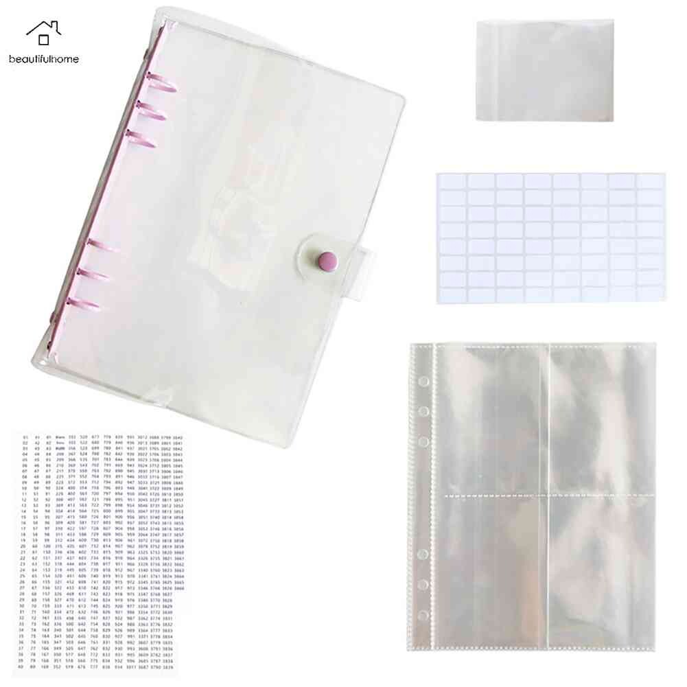 Diamond Painting Storage Book Beads Container A5 Album Binder with Pockets Bags