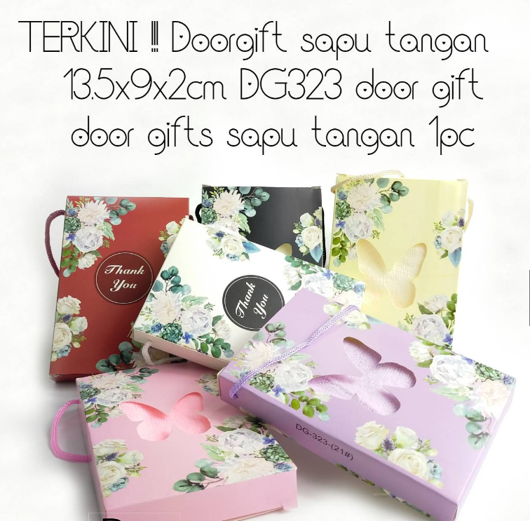 Terkini Doorgift Sapu Tangan 13 5x9x2cm Dg323 Door Gift Door Gifts Sapu Tangan 1pc Lazada