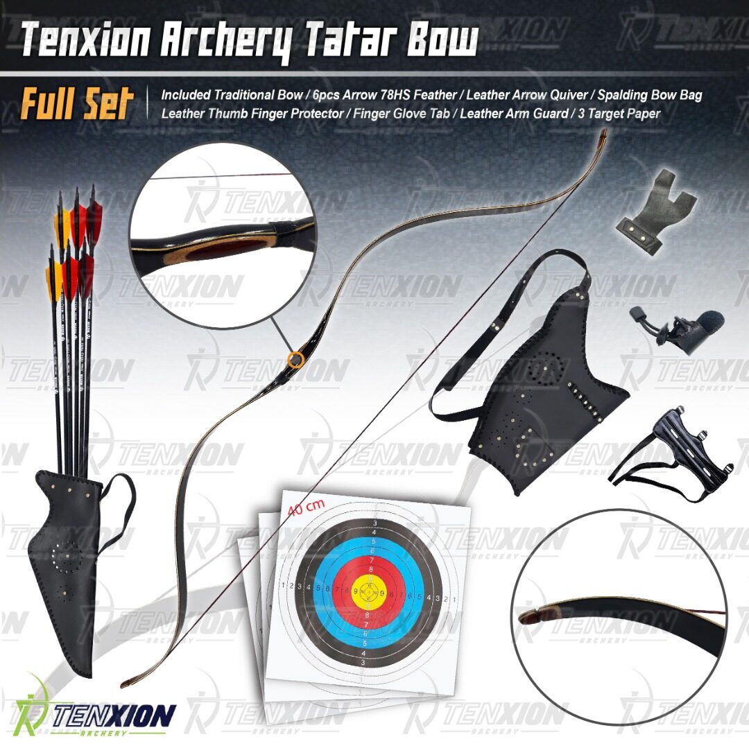 TenXion Archery Tatar Bow Busur Tradisional Tartar Traditional Anak