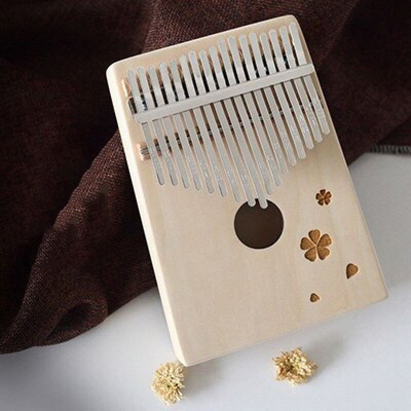 Kalimba 17 Key African Musical Instrument Picea Asperata Solid Wood Kalimba Thumb Piano With Learning Book Tune Hammer Malaysia