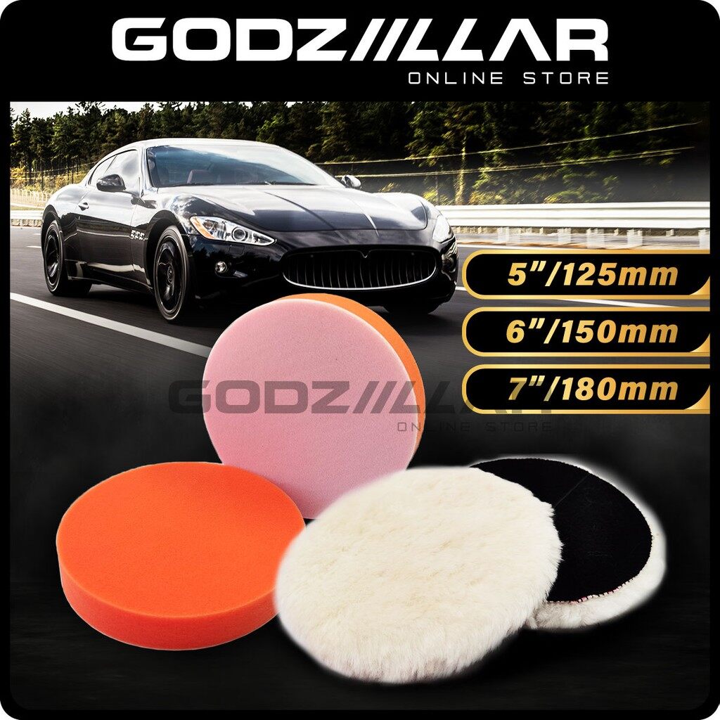 Car Polishing Sponge Pad Wool Pad 5 6 7 Span Polish Pengilat Kereta Lazada