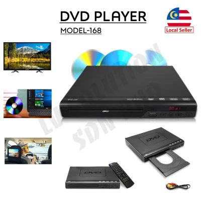 【🇲🇾 Ready Stock】 DVD Player USB With USB/CD/EVD/DVD-RW/VCD/MP3/MP4 Compact Multi Region ADH CD SVCD VCD Disc Upscaling