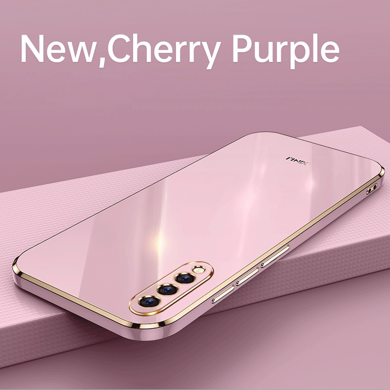 Samsung Galaxy A50 A50S A30S Case Shockproof Soft Silicone Electroplating Back Cover Case Samsung A30S A50S Phone Casing