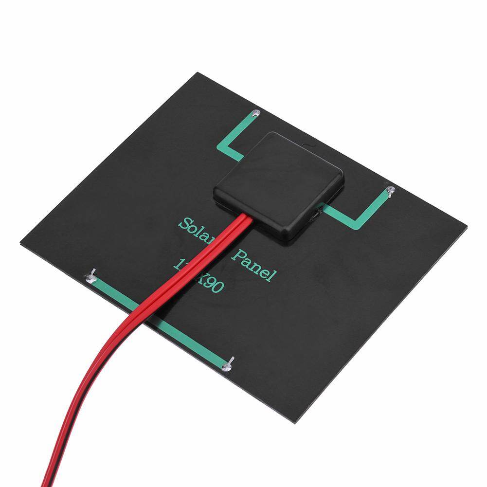 1.5W 12V Solar Cell Polysilicon Flexible DIY Solar Panel Power Bank w/Clip