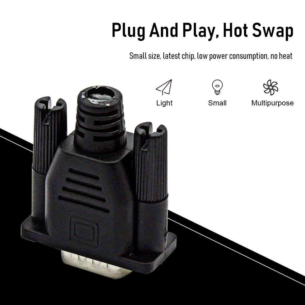 VGA EDID Dummy Plug 1080P Virtual Screen Headless Ghost Display Emulator