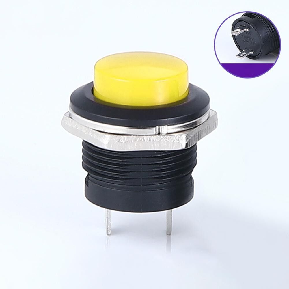 New Waterproof 12V Starter Switch Boat Horn Momentary Push Button Metal