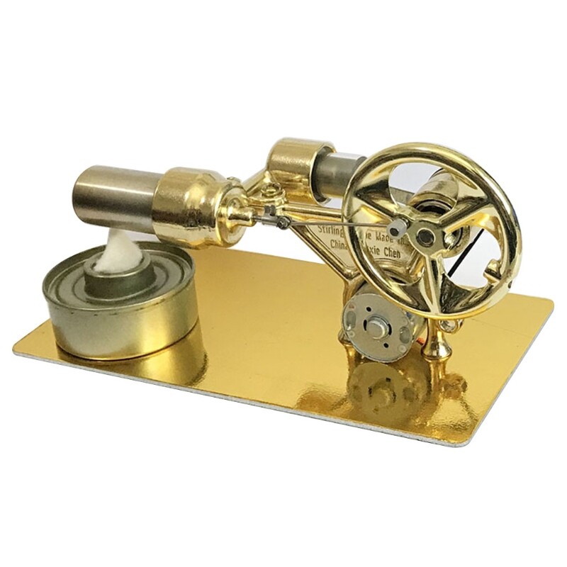 Hot Air All Metal Stirling Engine Motor Power Generator Air Stirling Engine Electricity Generator