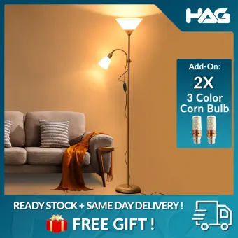 Hag Sl 103 Adjule Stand Lamp Floor 2 Bulbs Lazada Hag Sl 103 Adjule Stand Lamp Floor