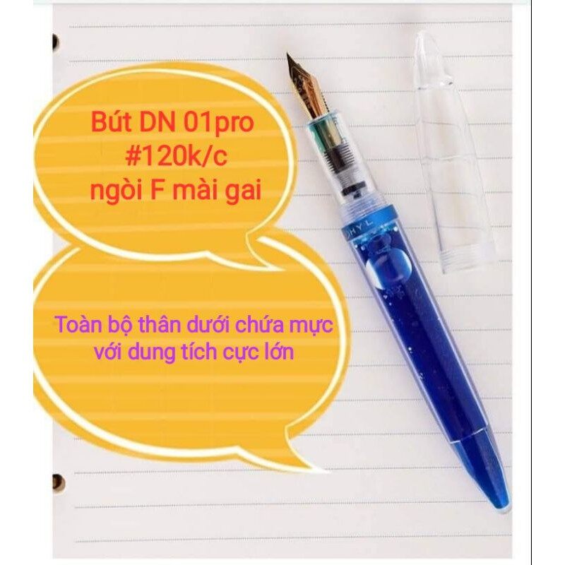 Bút DN 01 pro (ngòi mài gai, nét mảnh)
