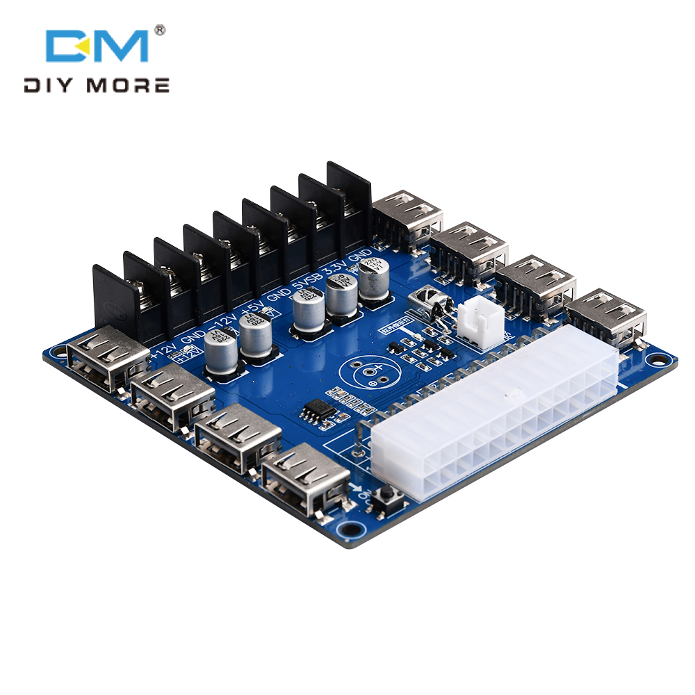 diymore USB Charging Desktop Chassis Power Adapter Board with Infrared Detection Function for TV Power Amplifier 5V/2A