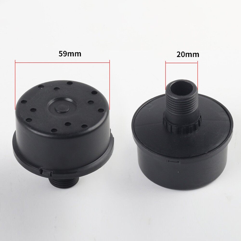 Toolstar Air Compressor Muffler Intake Filter Silencer 20mm Male Thread
