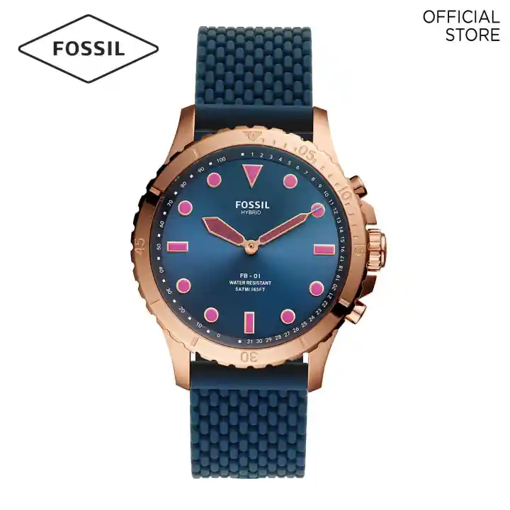 fossil hybrid blue
