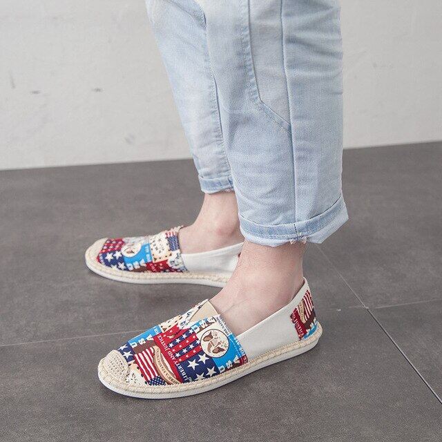 👞👞 Barefoot Canvas Shoes Espadrille Homme Fisherman Mens Loafers Casual Shoes for Men Slip on Shoes Men Breathable Calzado Hombre