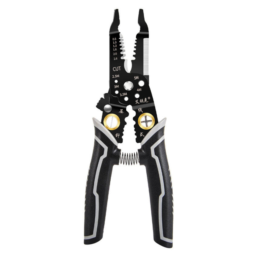 Wire Stripper Iron Copper Wire Cutter Cable Cutter Wire Crimping Pliers Clamper Splitting Winding Electrician Tool