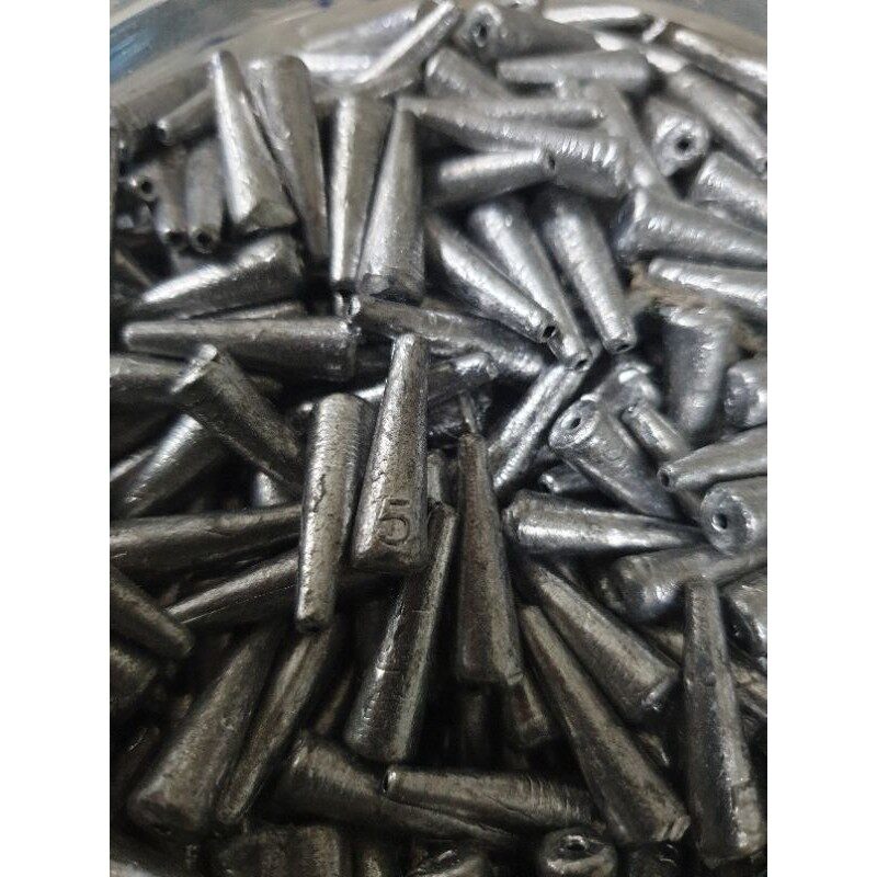 Chì câu hình nón 5 Gram Xuyên Tâm