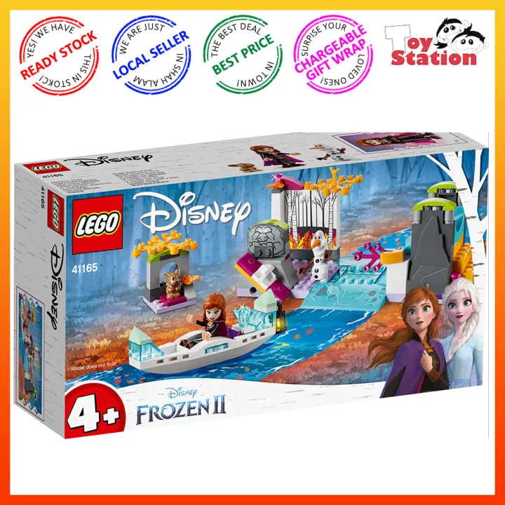 frozen 2 lego set anna's canoe instructions