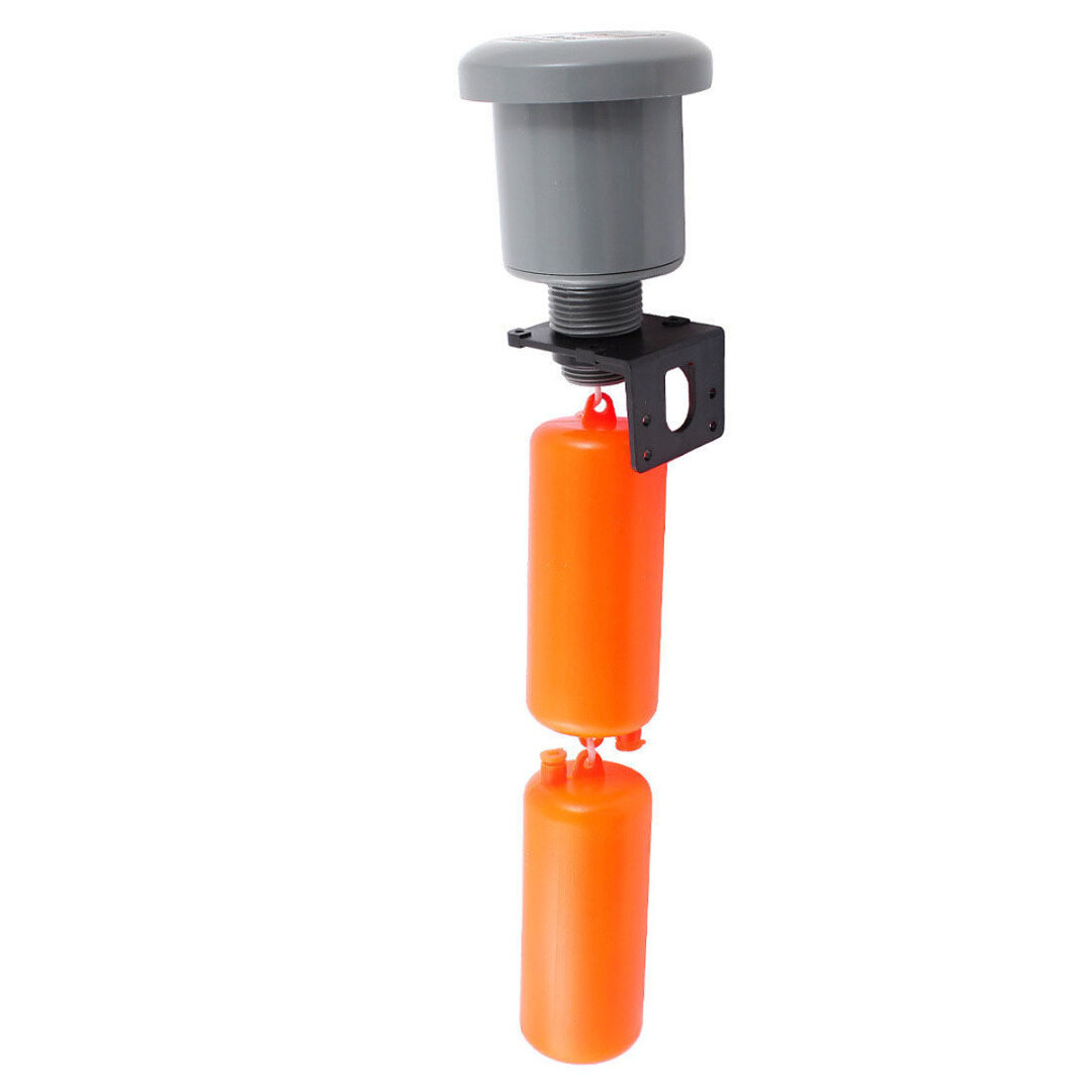 Sump Pumping Liquid Level Controller Vertical Float Switch ，AC 110-240V 15A Wire AC Fluid Water Level Control Float Switch NO NC