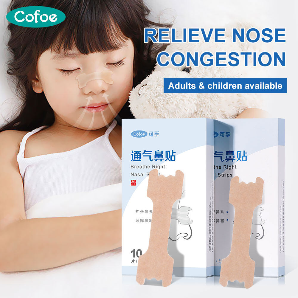 Cofoe Breath Right Nasal Strips Anti Snoring Stoper Ventilation Nasal