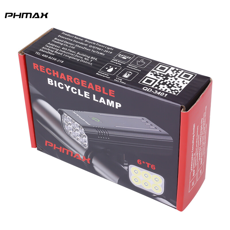 PHMAX Đèn Xe Đạp Đèn Pha Xe Đạp Giá Đỡ Xoay 360 Độ Đèn Pha Xe Đạp