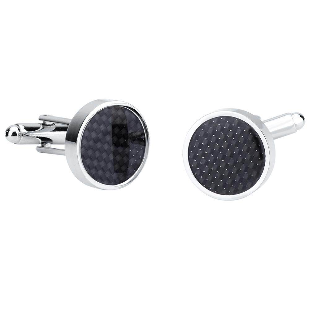 Pair of Men/'s Unique Bent Square Silver Plated Wedding Dress Suits Cufflinks