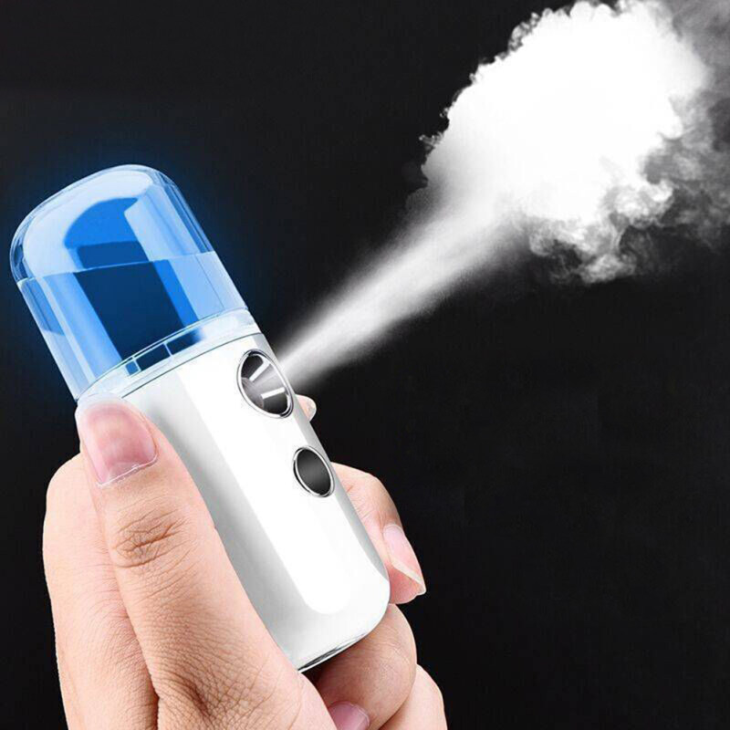 30ml Mini Nano Facial Sprayer USB Charging Face Skin Humidifier Steamer Singapore