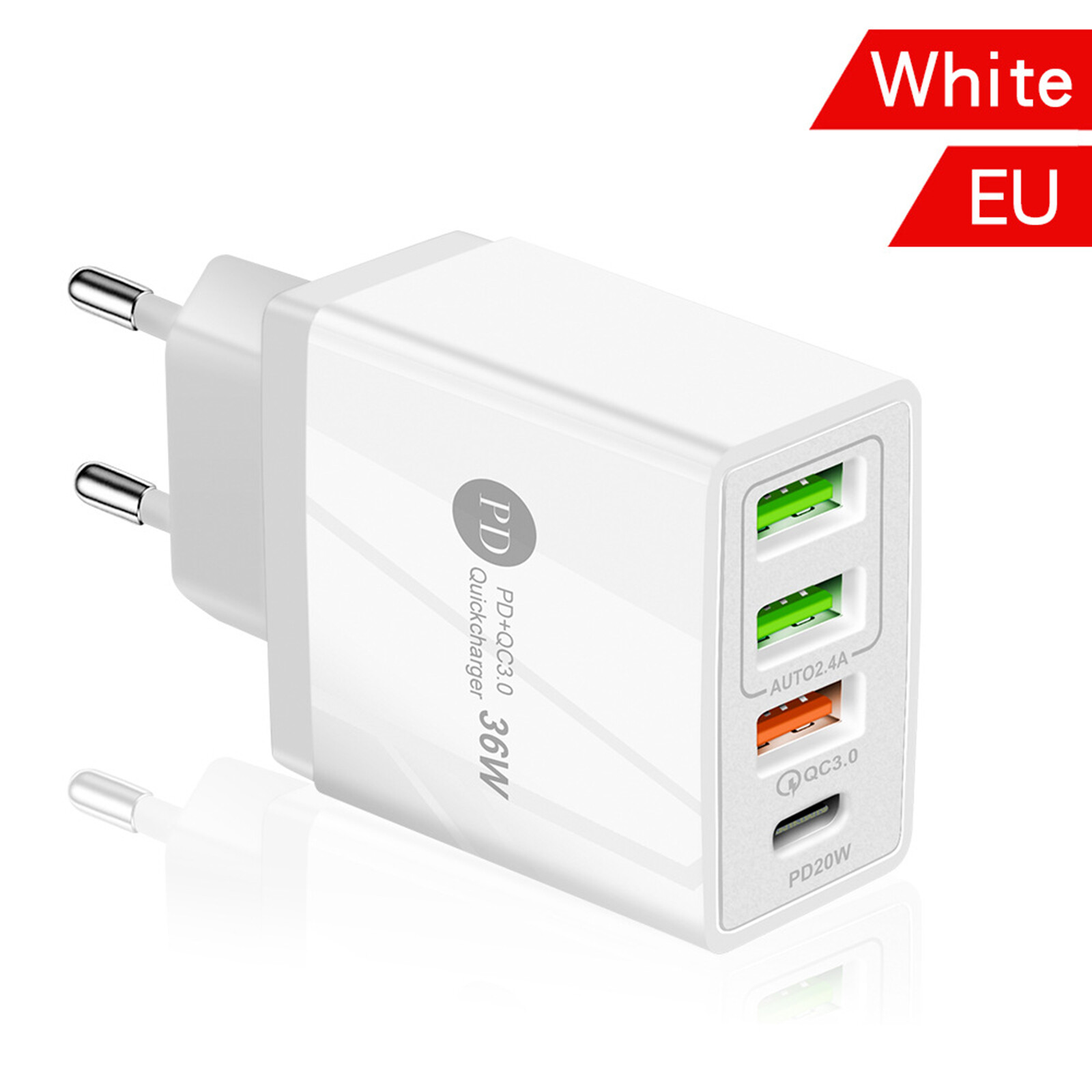 4 Port High Speed Socket UK Type Charger