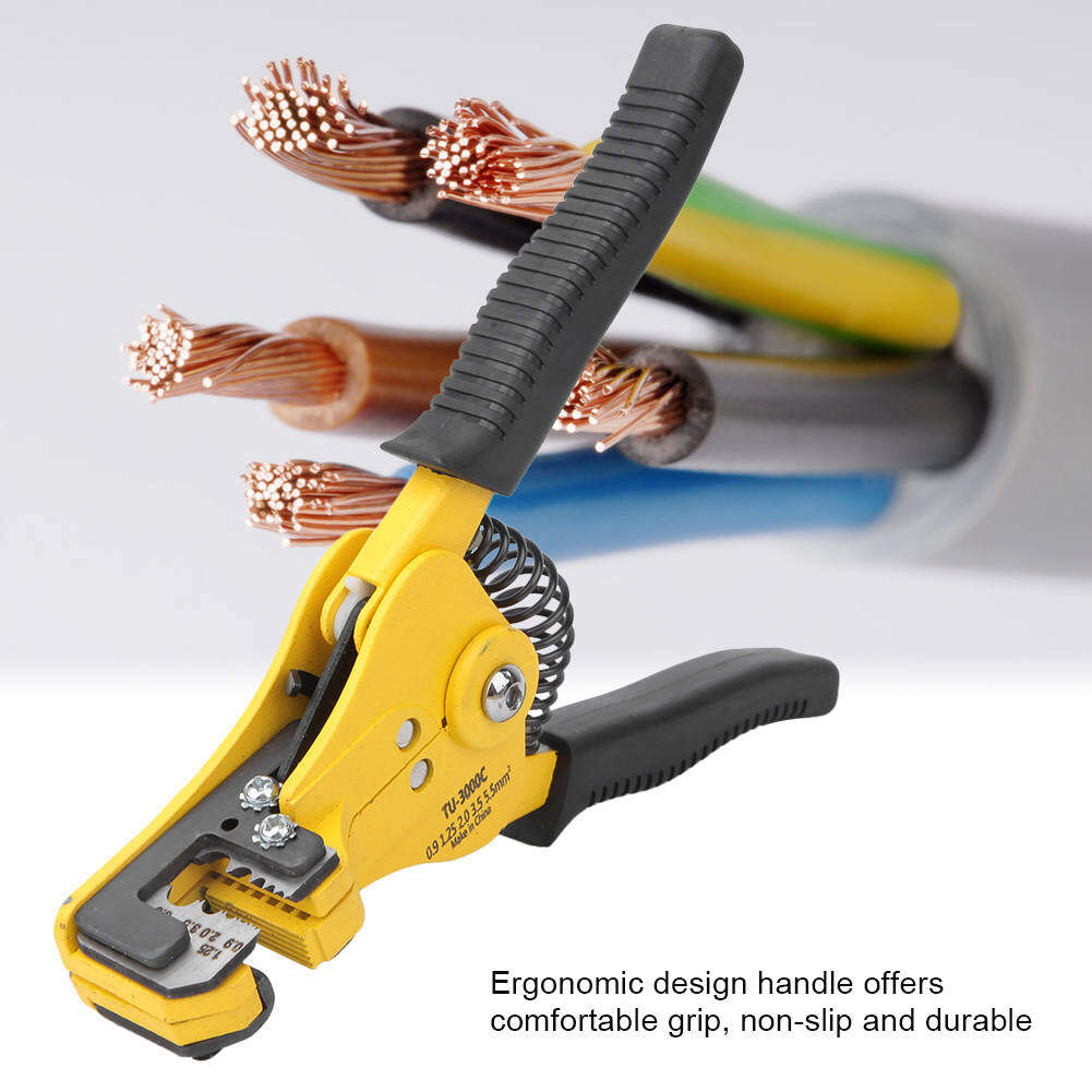 Zonejoy xuelelile Kìm Tuốt Dây Tự Động Kìm Thợ Điện Công Cụ Tước Cáp Tự Động 0.9/1.25/2.0/3.5/5.5Mm