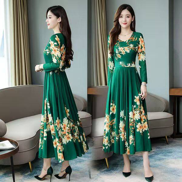 long floral skirt 4xl