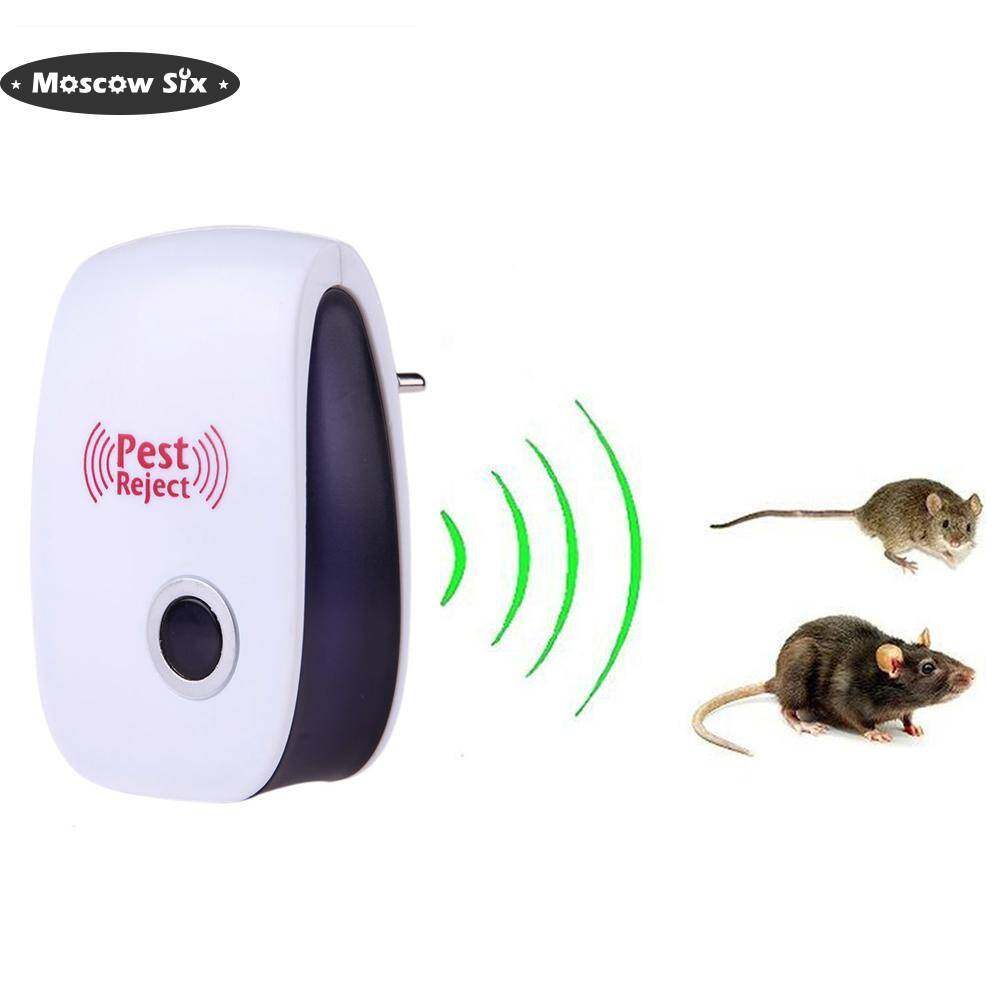 EU Plug Electronic Pest Repeller Ultrasonic Rejector Mosquito Rat Repellent