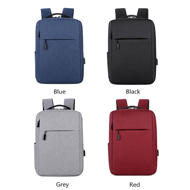 RL Men's Business Backpack Trend Casual Student School Bag Fashion Computer Backpack USB Interface