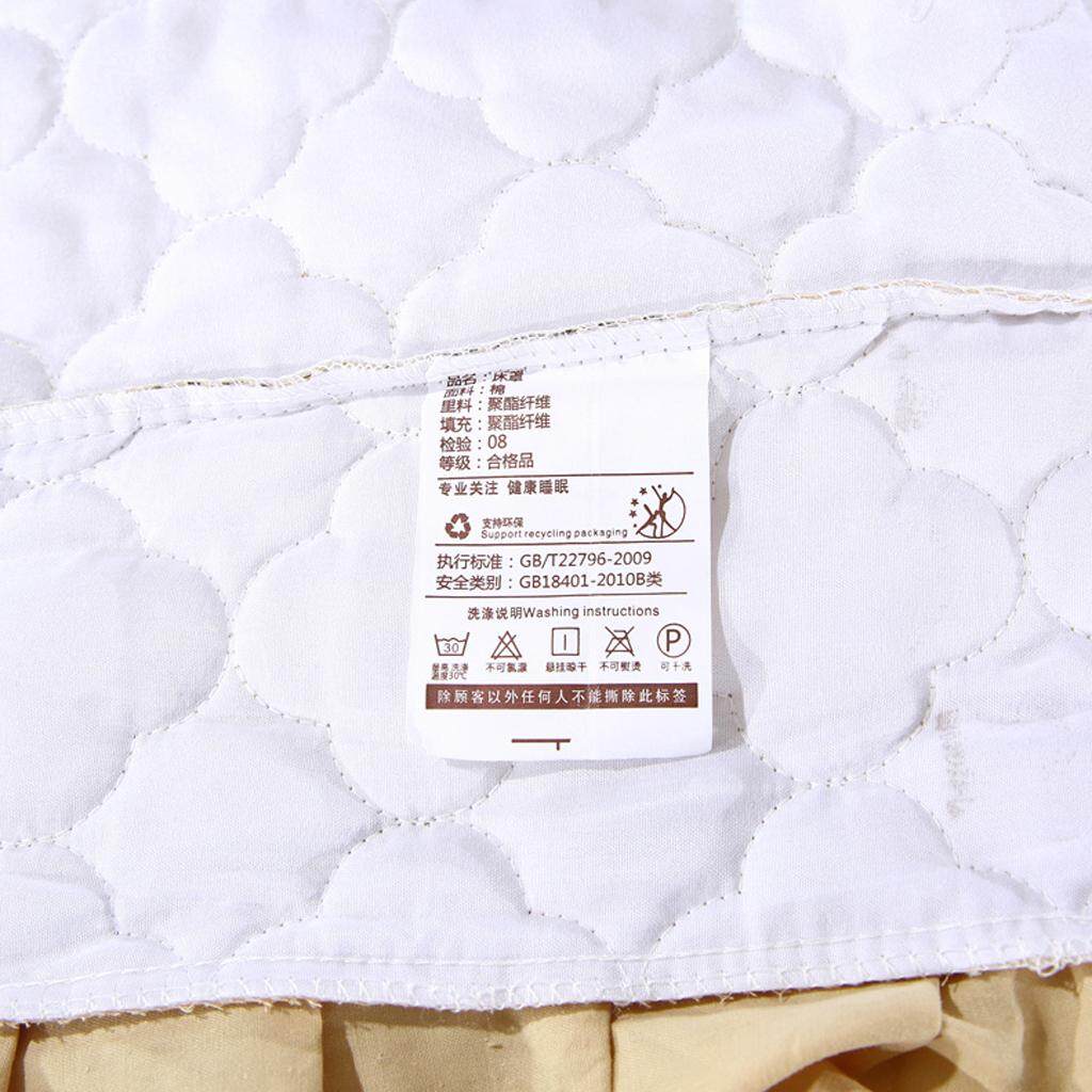 Serenable Katun SPA Tempat Tidur Pijat Kelambu Penutup Lembar Salon Kecantikan Rok Meja dengan Lubang Wajah 73X28 Inch