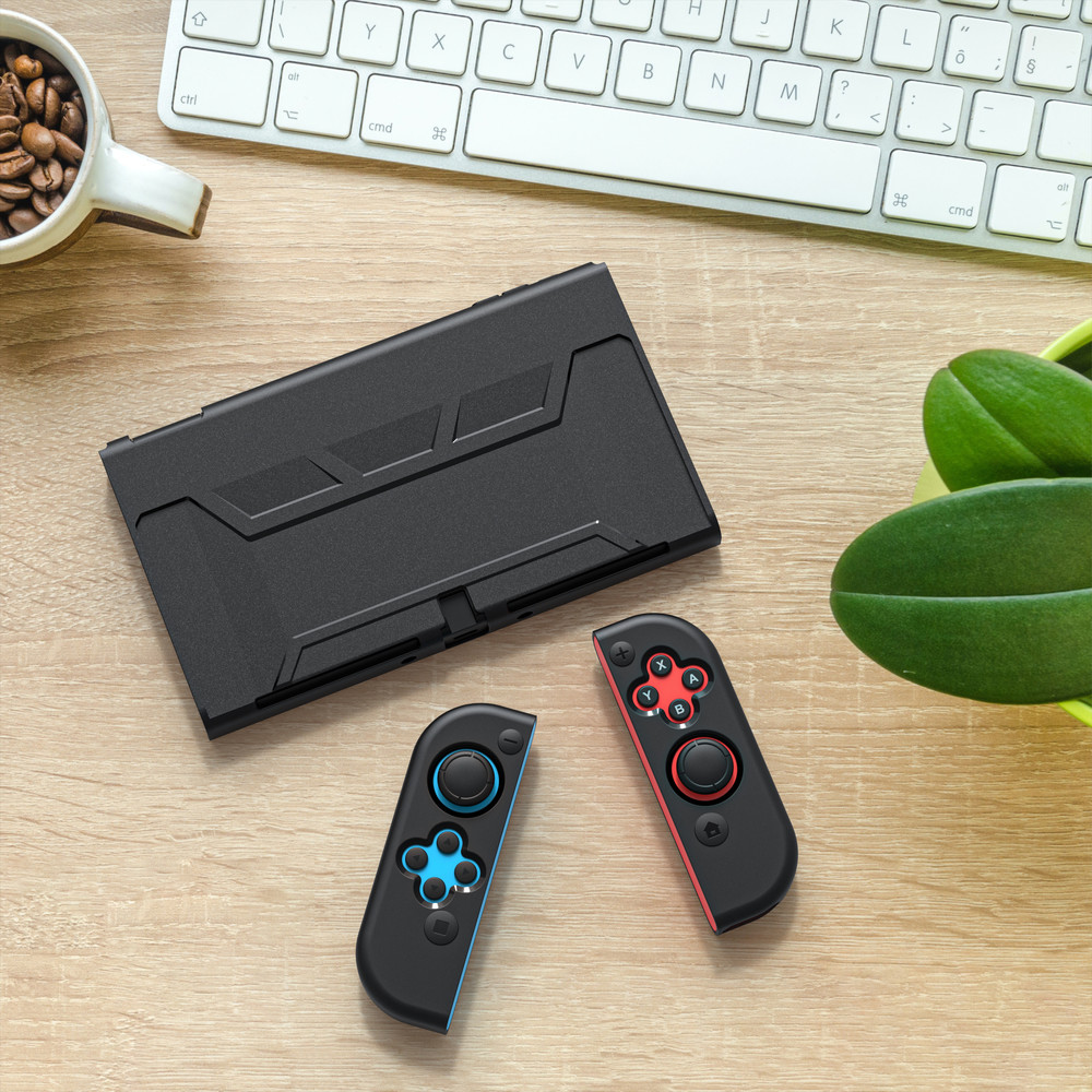 Ditour công tắc mới OLED trường hợp cho bộ chuyển đổi Nintendo OLED Cover quay lại chuyển đổi OLED TPU NS OLED chơi game Vỏ bảo vệ