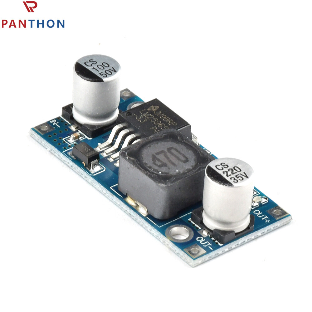 PANTHON LM2596S DC-DC Step-down Power Module Regulator Board Buck Converter High Efficiency Voltage Regulator DIY Power Supply Step-down Module