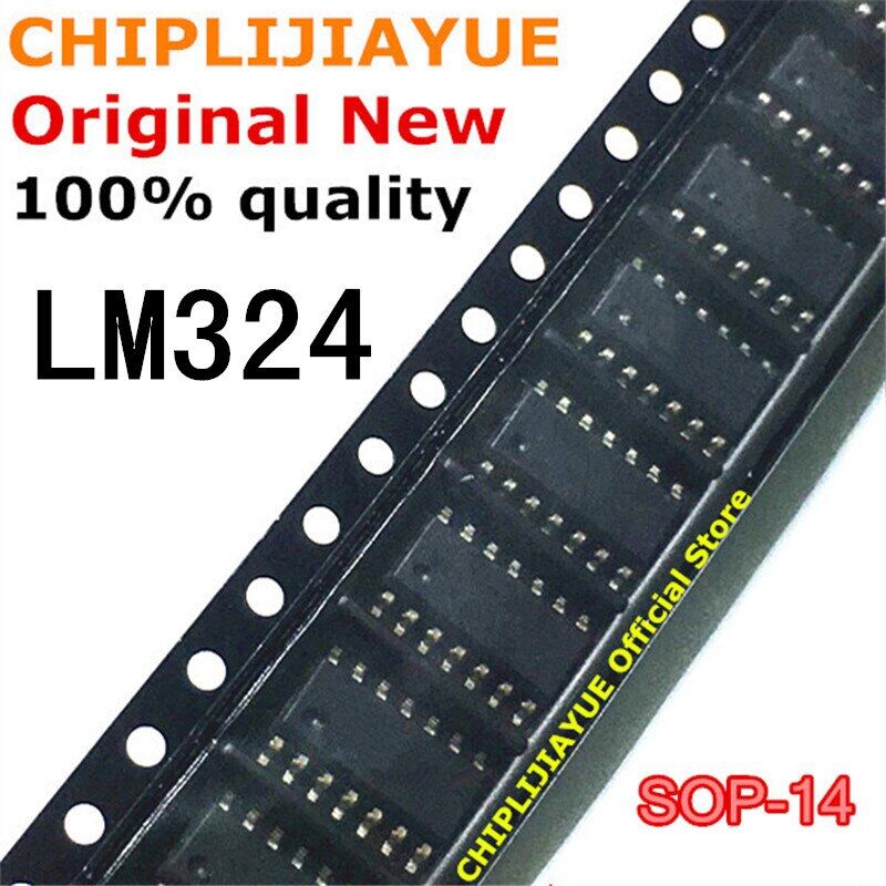 50pcs lm324 lm324d sop14 324 lm324dr sop 14 sop smd new and original ic chipset